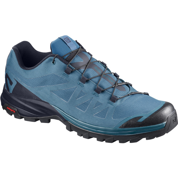 SALOMON OUTPATH Philippines - Men's Hiking Shoes - Blue/Black | 649381-YXB